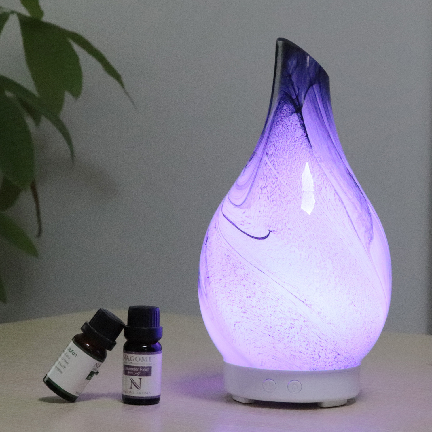 2020 Cloud Glass Aroma Diffuser 100ml Atomizer Home Bedroom Living Room Ultrasonic Colorful Humidifier