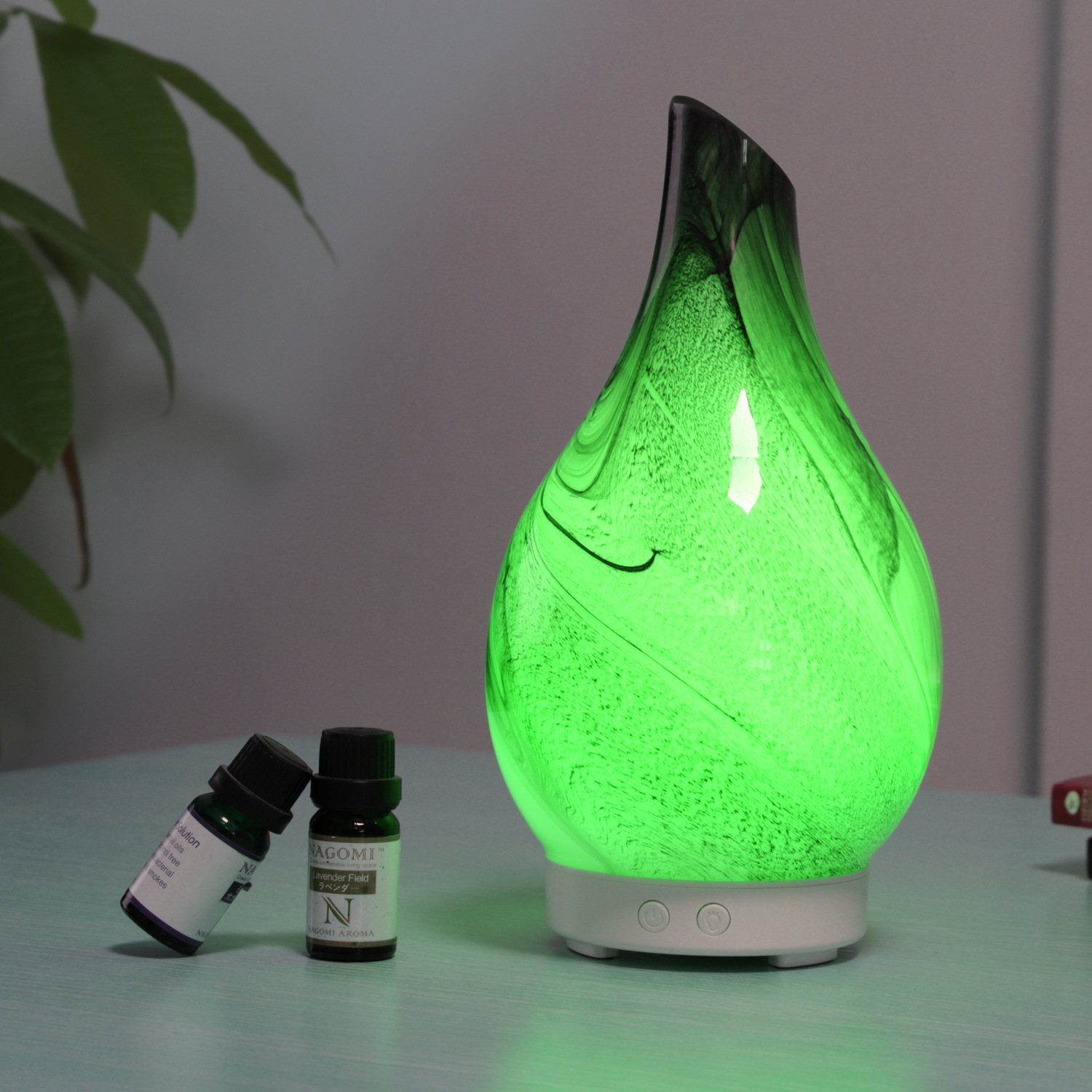 2020 Cloud Glass Aroma Diffuser 100ml Atomizer Home Bedroom Living Room Ultrasonic Colorful Humidifier