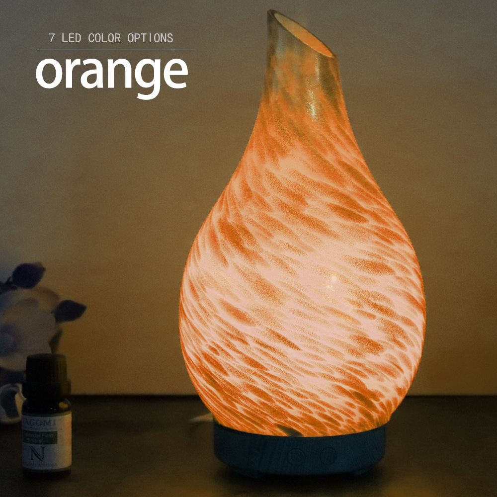 2020 Cloud Glass Aroma Diffuser 100ml Atomizer Home Bedroom Living Room Ultrasonic Colorful Humidifier