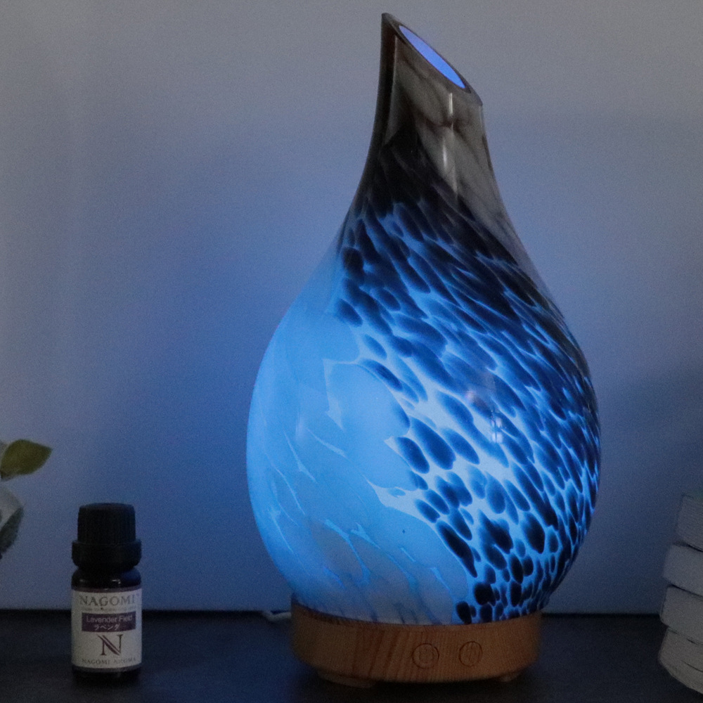 2020 Cloud Glass Aroma Diffuser 100ml Atomizer Home Bedroom Living Room Ultrasonic Colorful Humidifier