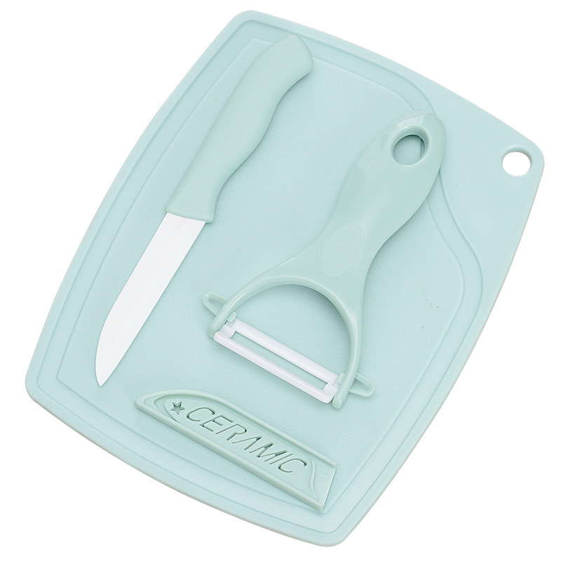 Knife Portable Portable Fruit Knife Multifunctional Dormitory Student Household Food Supplement Knife Cutting Board Set