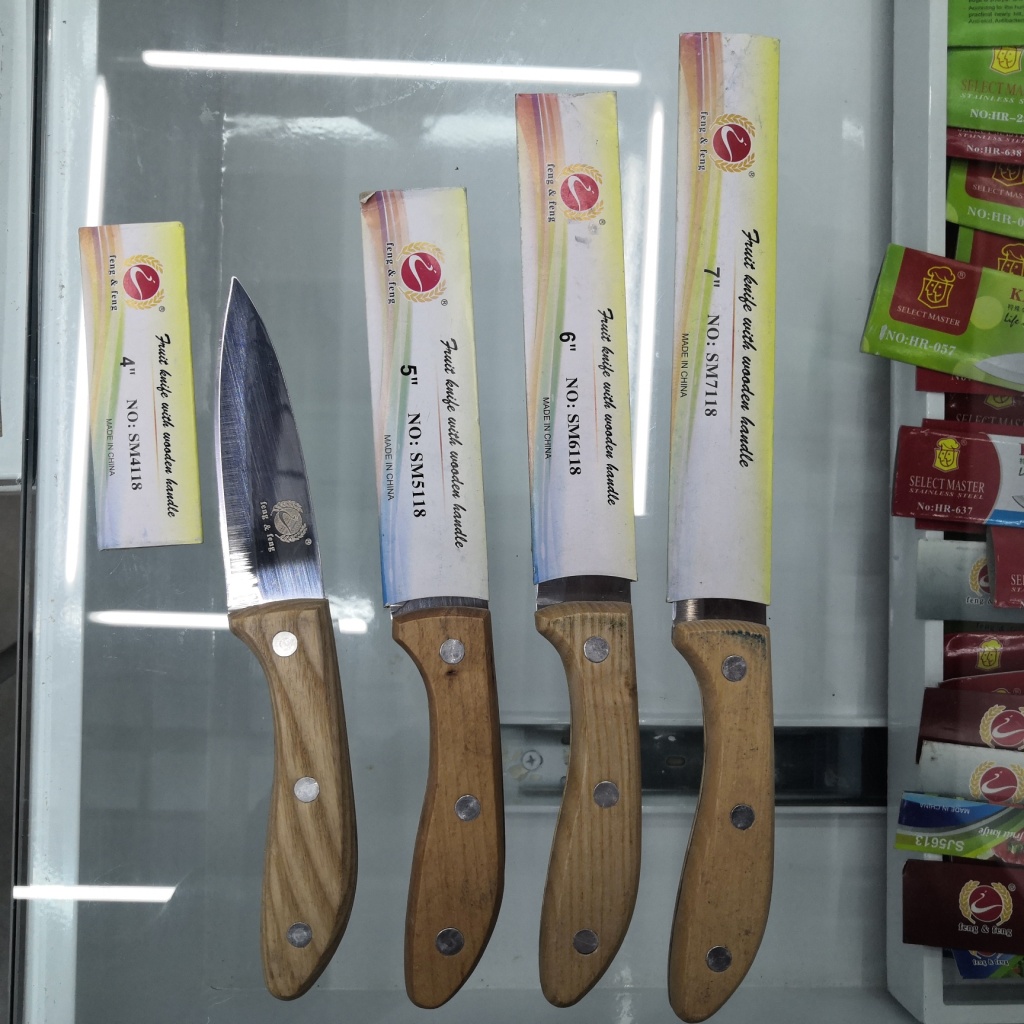Factory Wooden Handle Knife Fruit Knife Chef Knife Kitchen Knives