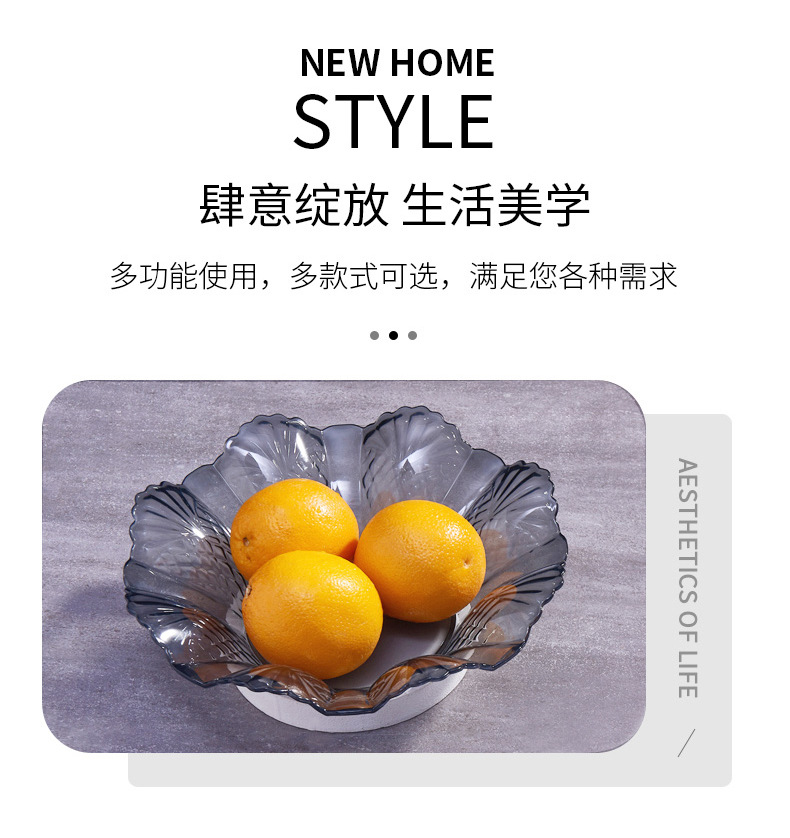 Transparent Fruit Plate Household Coffee Table Storage Living Room Candy Tray Snack and Melon Seeds Plate Plastic Base Creative Dried Fruit Plate Transparent Fruit Plate Household Coffee Table Storage Living Room Candy Tray Snack and Melon Seeds Plate Plastic Base Creative Dried Fruit Plate