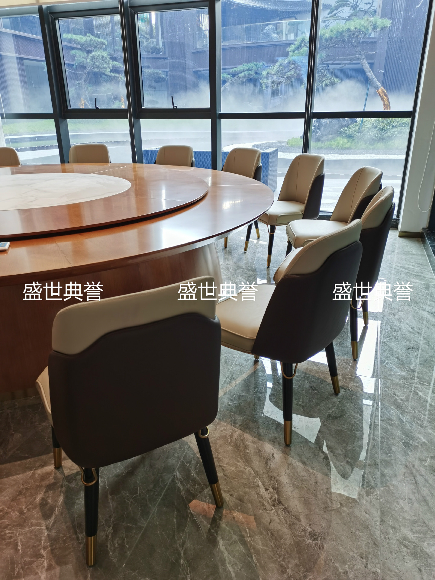 Hotel Solid Wood Dining Table and Chair Hotel Light Luxury Chair Restaurant Luxury Box Solid Wood Dining Chair Hotel Solid Wood Dining Table and Chair Hotel Light Luxury Chair Restaurant Luxury Box Solid Wood Dining Chair