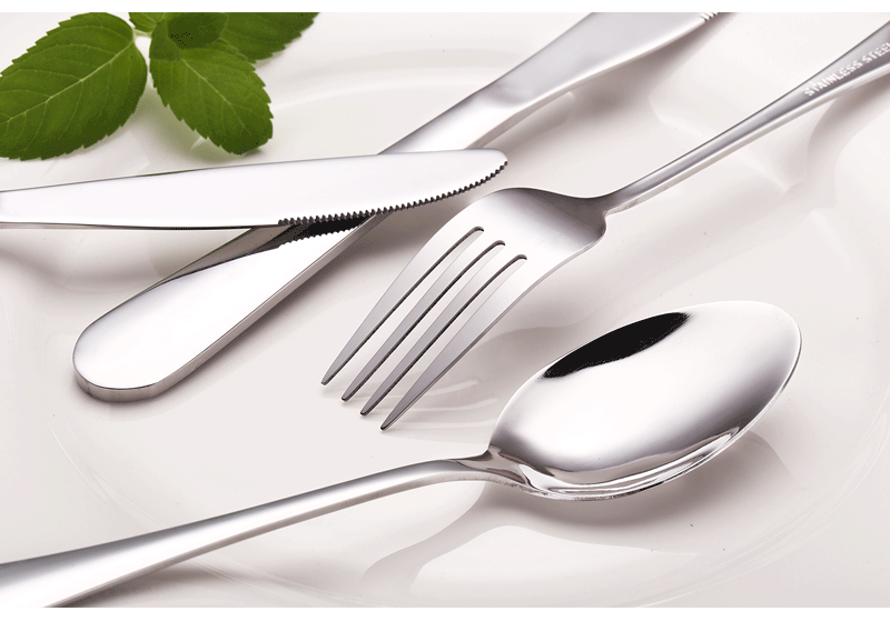 Western Steak Knife and Fork Western Tableware Wholesale Custom Logo Knife, Fork and Spoon Suit Stainless Steel Knife and Forks Spoon