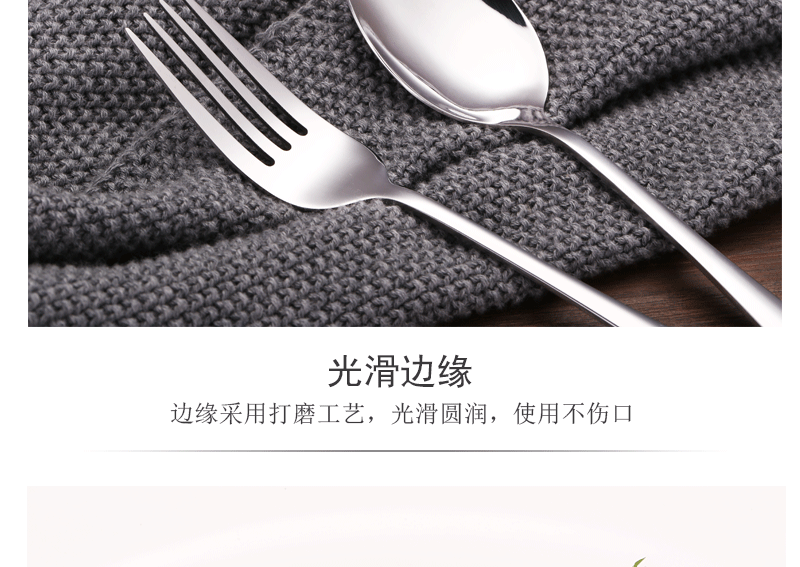 Western Steak Knife and Fork Western Tableware Wholesale Custom Logo Knife, Fork and Spoon Suit Stainless Steel Knife and Forks Spoon