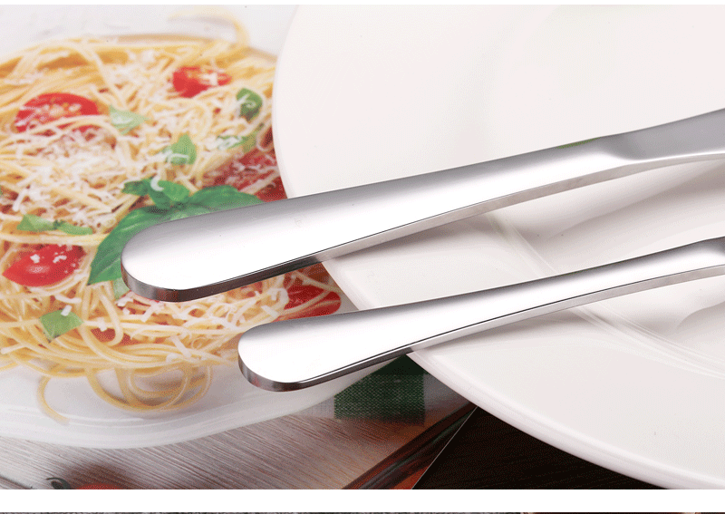 Western Steak Knife and Fork Western Tableware Wholesale Custom Logo Knife, Fork and Spoon Suit Stainless Steel Knife and Forks Spoon