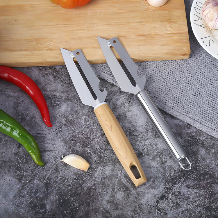 Factory Direct Sales Creative Portable and Versatile Fruit Knife Knife for Peeling Fruits and Vegetables Peeler Fruit Knife 2-in-1