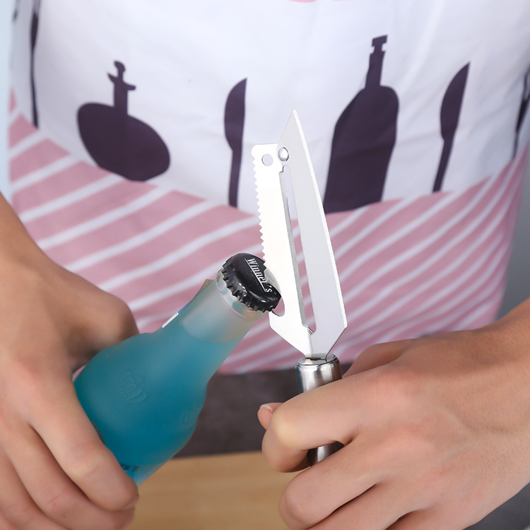 Factory Direct Sales Creative Portable and Versatile Fruit Knife Knife for Peeling Fruits and Vegetables Peeler Fruit Knife 2-in-1