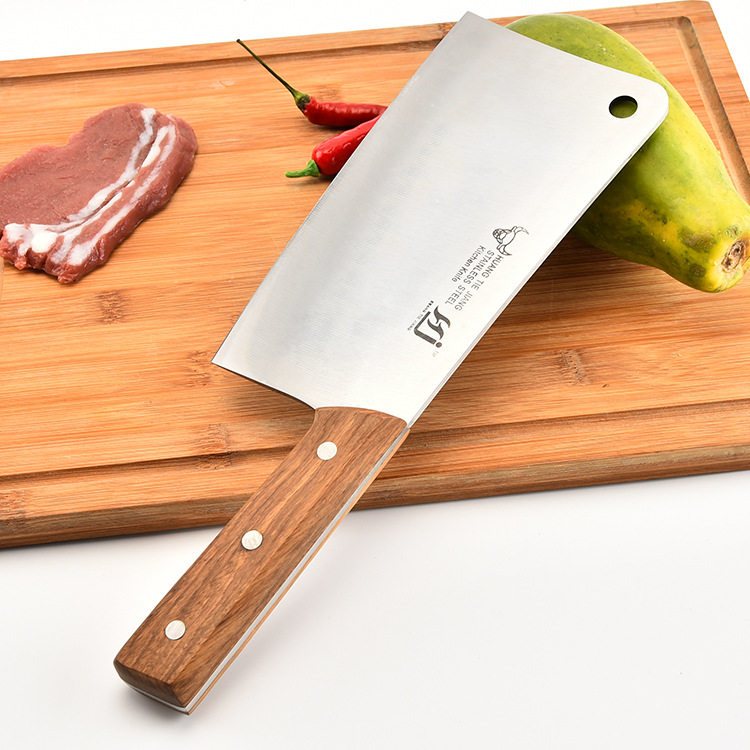 Factory Supply Thickened Stainless Steel Large Osteotome Slaughter Household Bone Cutting Knife Osteotome Kitchen Knife Kitchen Knife