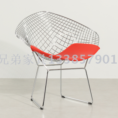 Metal Chair Nordic Designer Stainless Steel Iron Hollow Mesh Chair Clothing Store Photo Affordable Luxury Single-Seat Sofa Chair Metal Chair Nordic Designer Stainless Steel Iron Hollow Mesh Chair Clothing Store Photo Affordable Luxury Single-Seat Sofa Chair