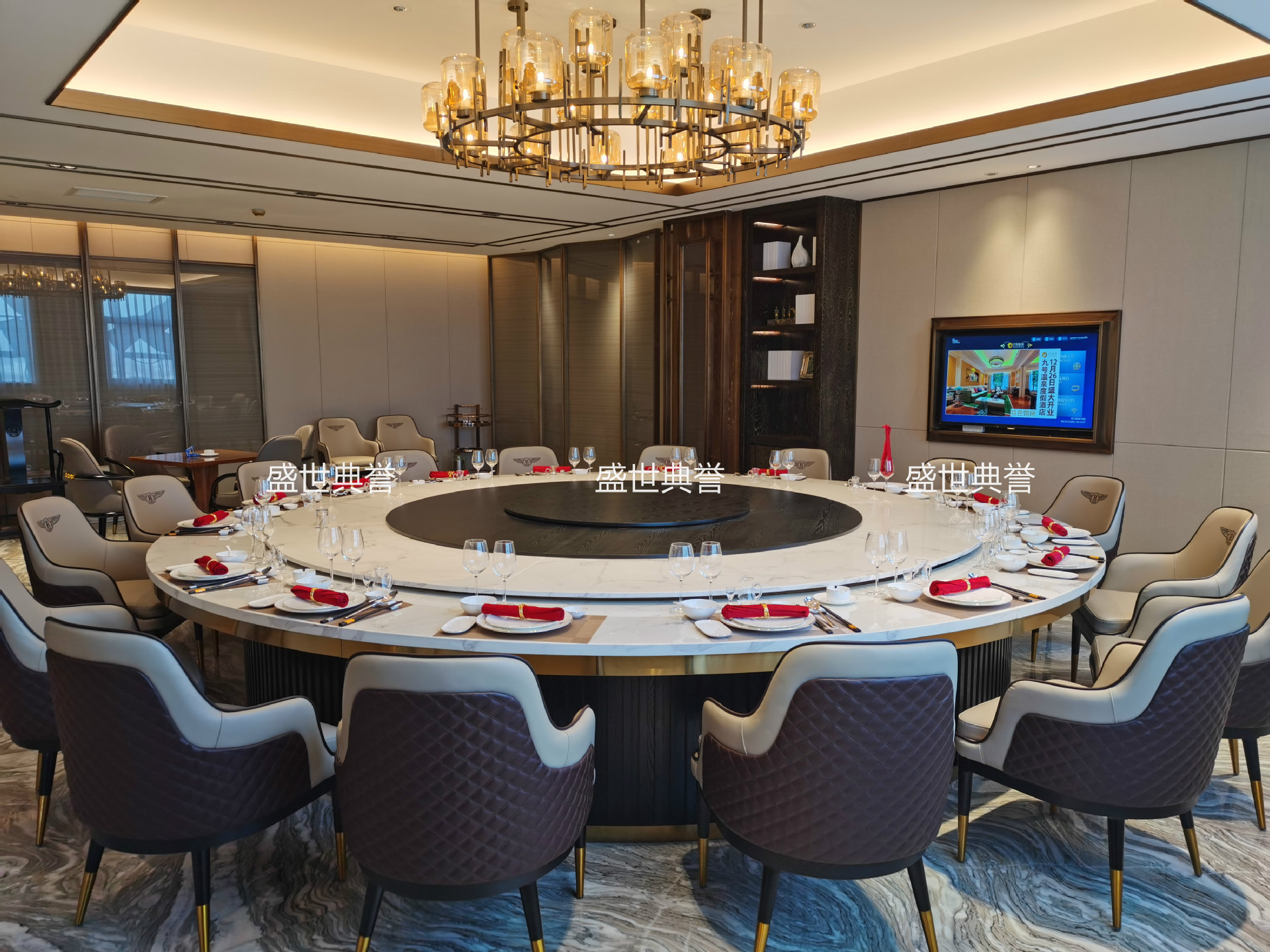 Resort Hotel Solid Wood Electric Dining Table and Chair Villa Solid Wood Dining Chair Restaurant Box Bentley Chair Resort Hotel Solid Wood Electric Dining Table and Chair Villa Solid Wood Dining Chair Restaurant Box Bentley Chair