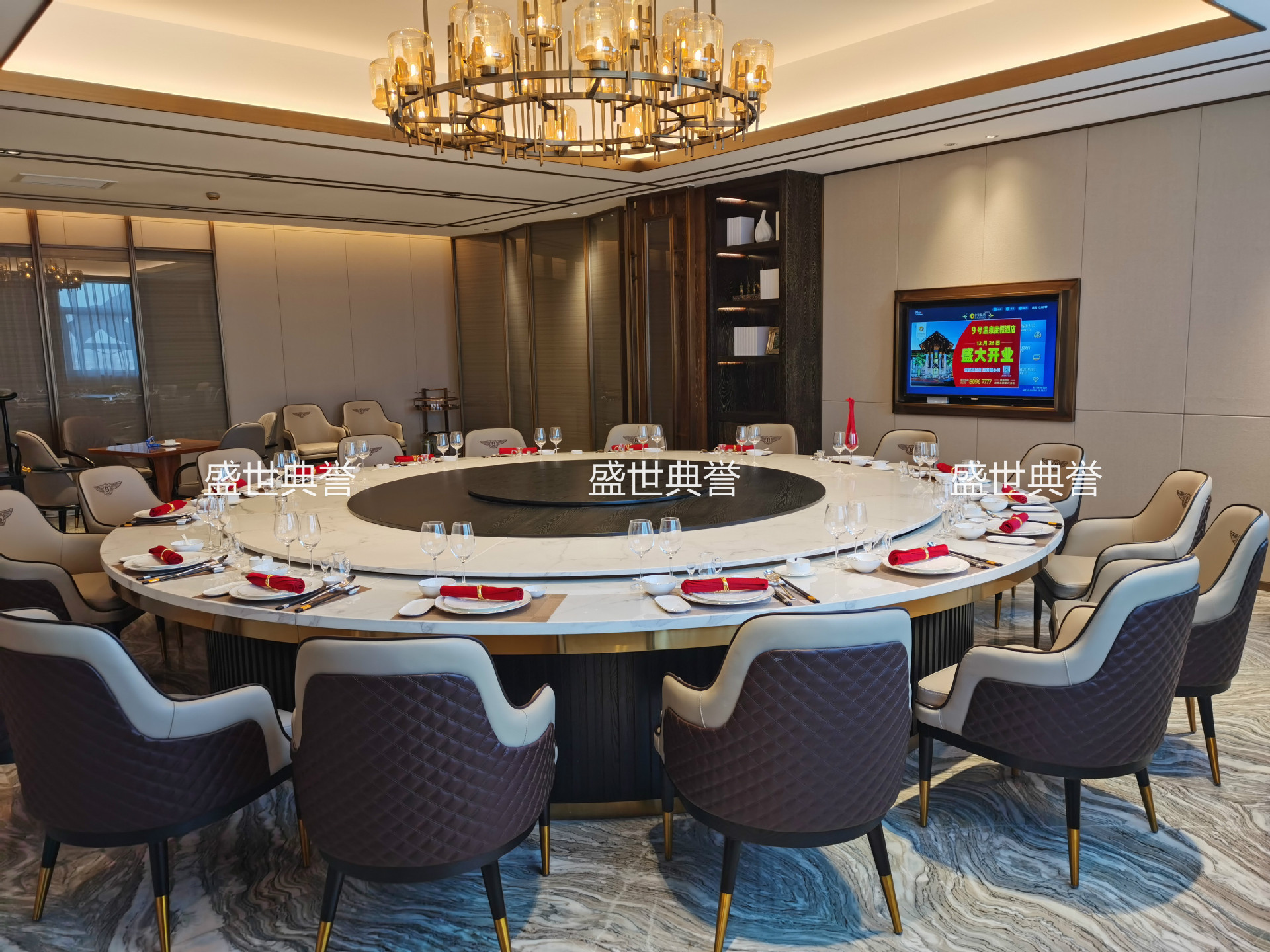 Resort Hotel Solid Wood Electric Dining Table and Chair Villa Solid Wood Dining Chair Restaurant Box Bentley Chair Resort Hotel Solid Wood Electric Dining Table and Chair Villa Solid Wood Dining Chair Restaurant Box Bentley Chair