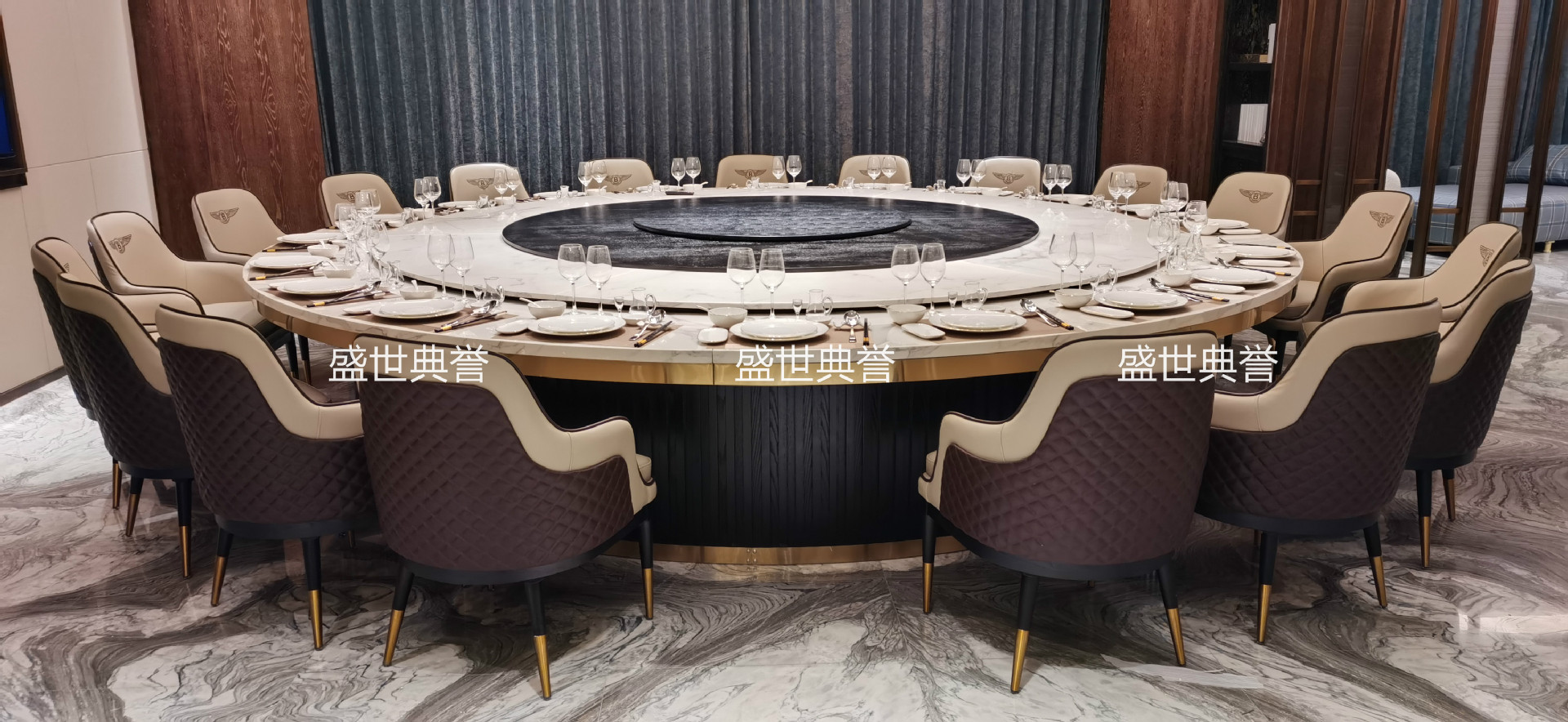 Resort Hotel Solid Wood Electric Dining Table and Chair Villa Solid Wood Dining Chair Restaurant Box Bentley Chair Resort Hotel Solid Wood Electric Dining Table and Chair Villa Solid Wood Dining Chair Restaurant Box Bentley Chair