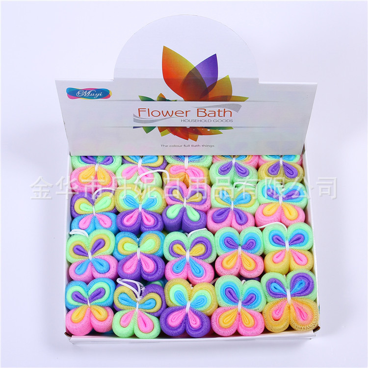 Factory Direct Sales Hot Sale Colorful Butterfly Flower Bath Flower Bath Ball BATH ESSENTIAL Factory Direct Sales Hot Sale Colorful Butterfly Flower Bath Flower Bath Ball BATH ESSENTIAL