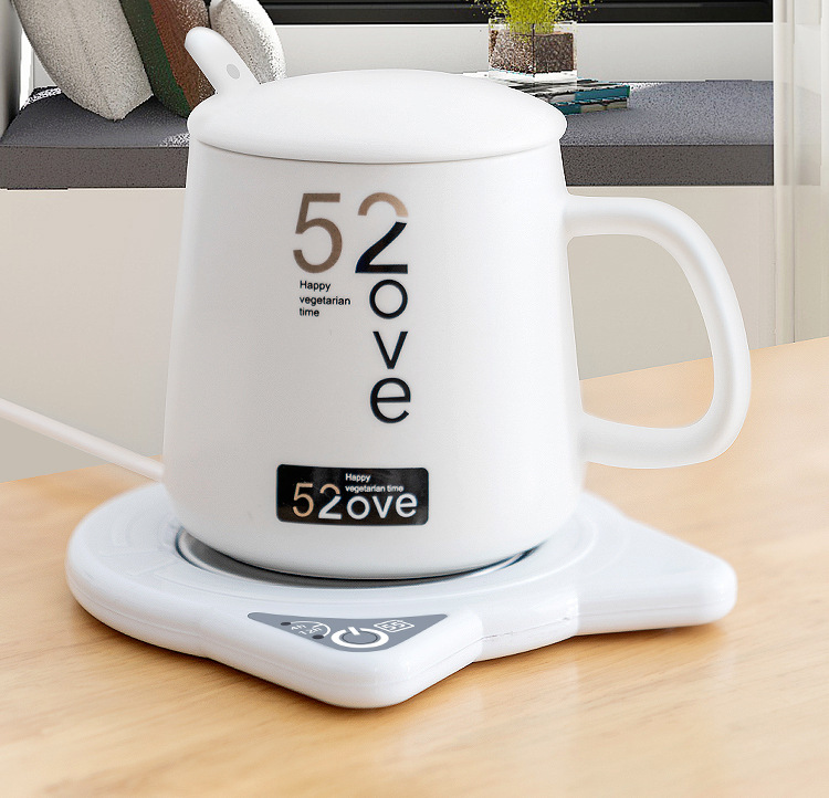 Cartoon Thermal Cup Pad Warm Coaster USB Heating Coaster 55 Degree Cup and Saucer Insulation Milk Heater Manufacturer