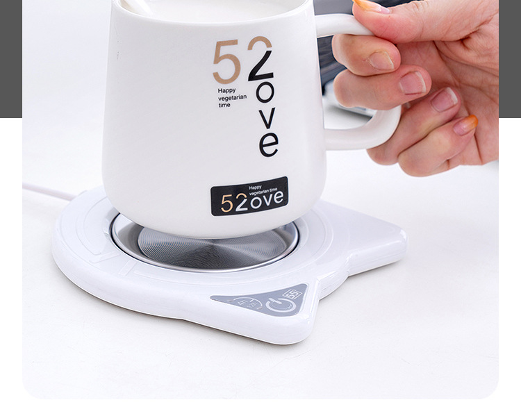 Cartoon Thermal Cup Pad Warm Coaster USB Heating Coaster 55 Degree Cup and Saucer Insulation Milk Heater Manufacturer