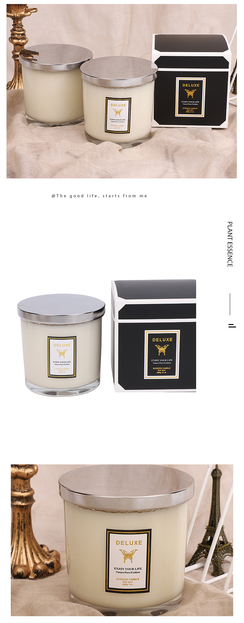 New Color Glass Aromatherapy Candle Fresh Air Toilet Candlestick Home Decoration Empty Glass Bottle Candle Cup