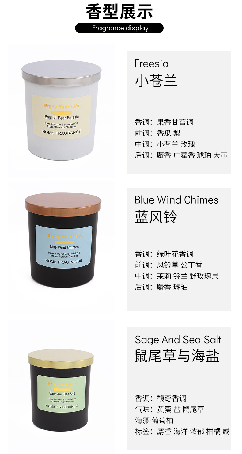 New Color Glass Aromatherapy Candle Fresh Air Toilet Candlestick Home Decoration Empty Glass Bottle Candle Cup