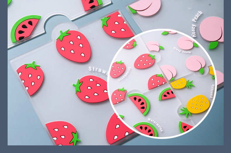 Fruit Cartoon Heat Proof Mat Household Coaster Bowl Mat Kitchen Silicone Heat Resistant Placemat Dish Plate Tea Cup Dining Table Cushion