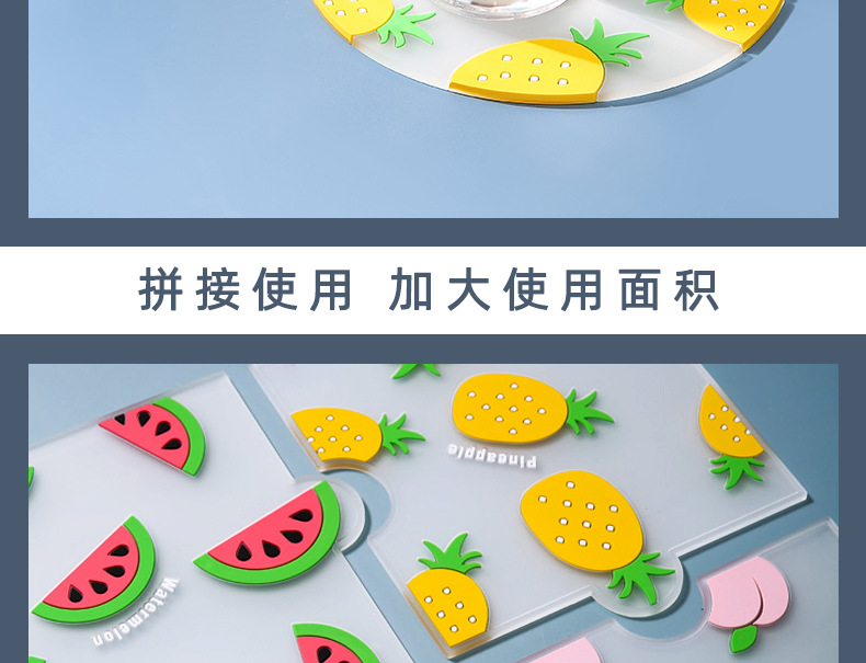 Fruit Cartoon Heat Proof Mat Household Coaster Bowl Mat Kitchen Silicone Heat Resistant Placemat Dish Plate Tea Cup Dining Table Cushion