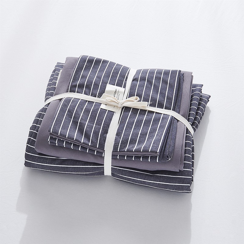 New Cotton USA Series Four-Piece Bedding Set Simple Nordic Quilt Cover Bed Sheet and Pillowcase New Cotton USA Series Four-Piece Bedding Set Simple Nordic Quilt Cover Bed Sheet and Pillowcase