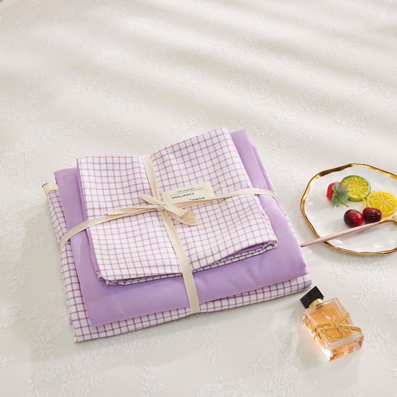 New Cotton USA Series Four-Piece Bedding Set Simple Nordic Quilt Cover Bed Sheet and Pillowcase New Cotton USA Series Four-Piece Bedding Set Simple Nordic Quilt Cover Bed Sheet and Pillowcase