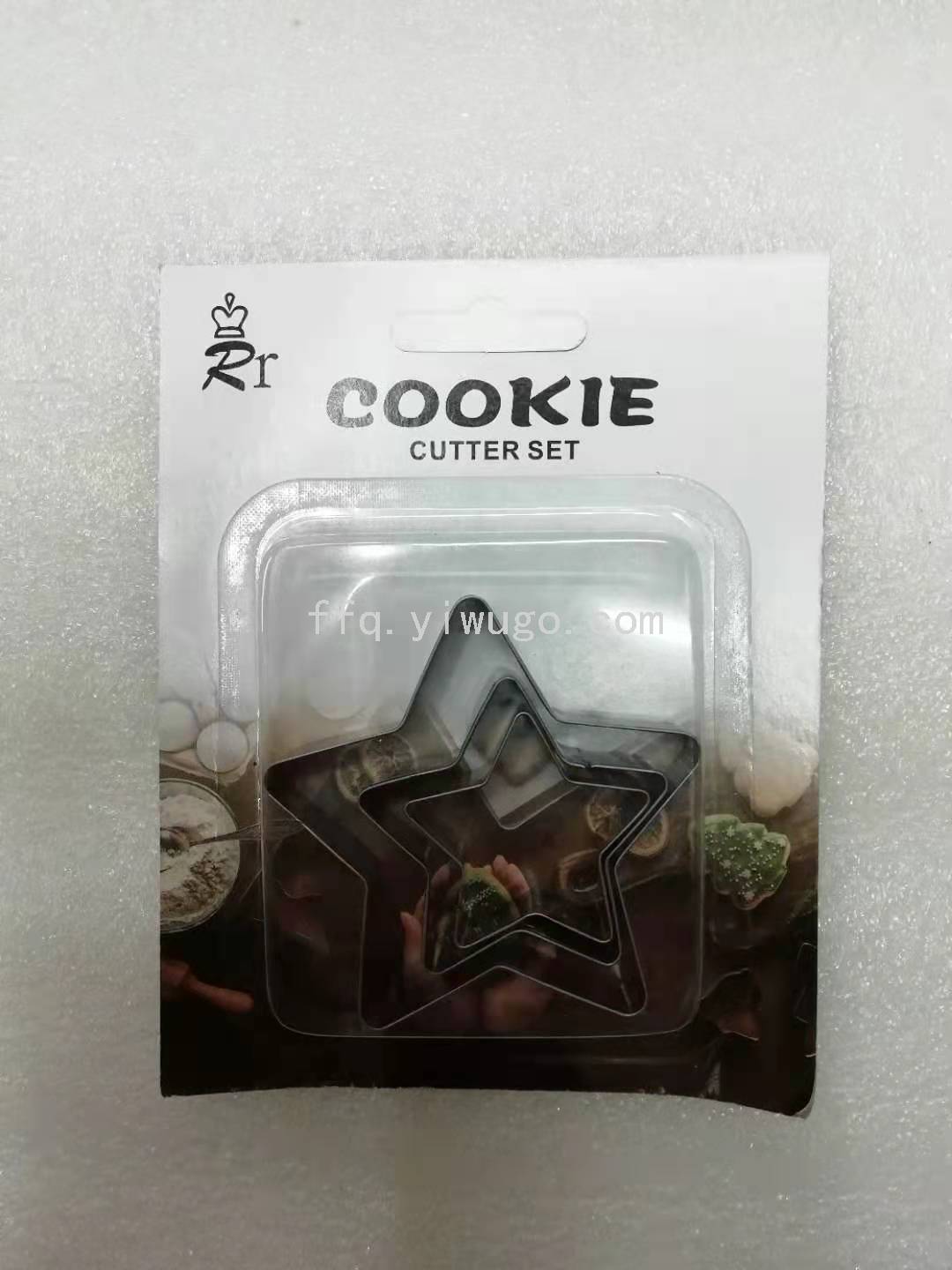 3Pc Stainless Steel 430 Cake Mold 5Pc Stainless Steel 430 Cake Mold Love Plum Blossom round and Square Cake Mold
