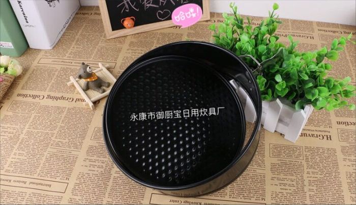 Three-piece cake mold with buckle plate round looped bottom cake mold baking touch