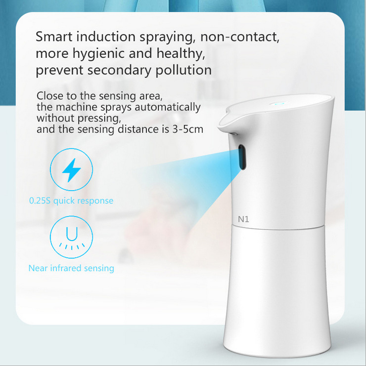 Currently Available Supply Cross-Border Hot Selling Automatic Alcohol Hand Sanitizer Disinfection Machine Soap Dispenser