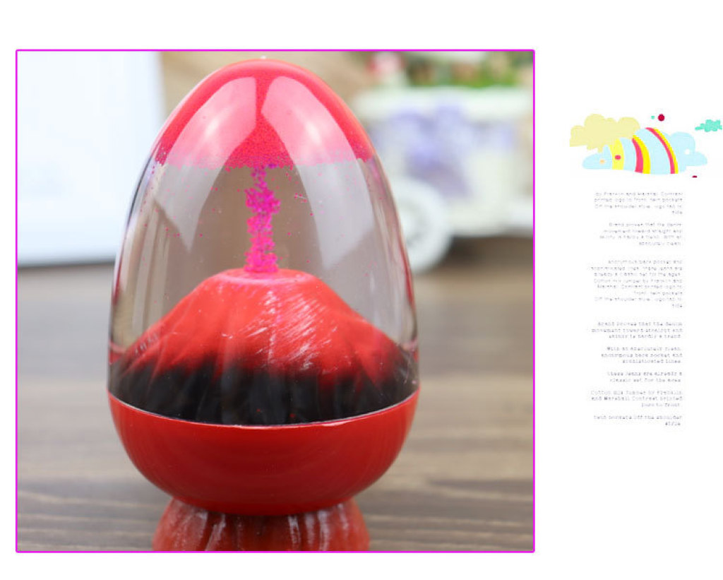 Volcanic Eruption with Base Quicksand Creative Hot Love Hourglass Home Decoration Qixi Student Gift Wholesale Volcanic Eruption with Base Quicksand Creative Hot Love Hourglass Home Decoration Qixi Student Gift Wholesale