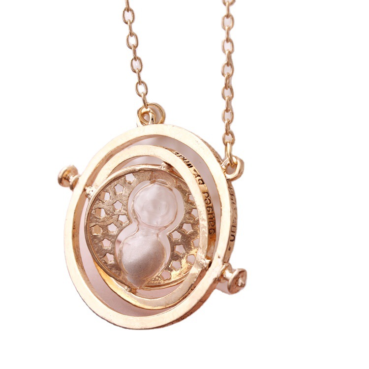 European and American Jewelry Time Time Converter Hourglass Necklace Accessories Factory Wholesale