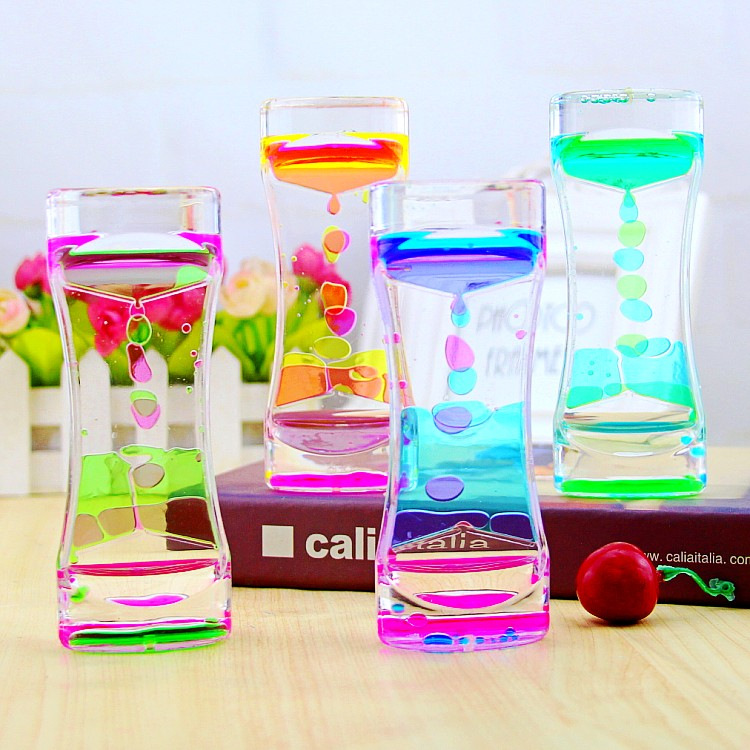 Creative Fashion Two-Color Oil Leakage Toys Dynamic Oil Drops Beautiful Waist Hourglass Crafts Decoration Home Decoration Gift Factory Creative Fashion Two-Color Oil Leakage Toys Dynamic Oil Drops Beautiful Waist Hourglass Crafts Decoration Home Decoration Gift Factory