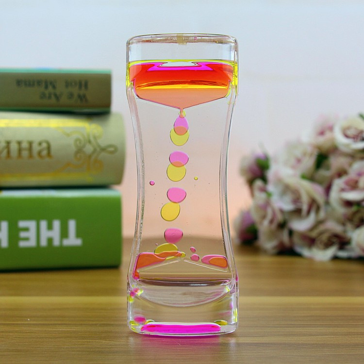 Creative Fashion Two-Color Oil Leakage Toys Dynamic Oil Drops Beautiful Waist Hourglass Crafts Decoration Home Decoration Gift Factory Creative Fashion Two-Color Oil Leakage Toys Dynamic Oil Drops Beautiful Waist Hourglass Crafts Decoration Home Decoration Gift Factory