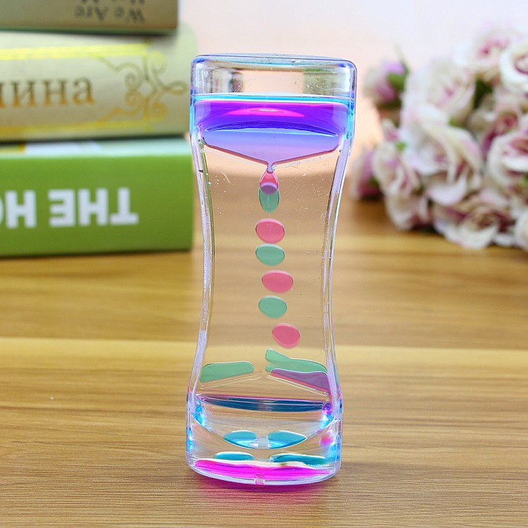 Creative Fashion Two-Color Oil Leakage Toys Dynamic Oil Drops Beautiful Waist Hourglass Crafts Decoration Home Decoration Gift Factory Creative Fashion Two-Color Oil Leakage Toys Dynamic Oil Drops Beautiful Waist Hourglass Crafts Decoration Home Decoration Gift Factory