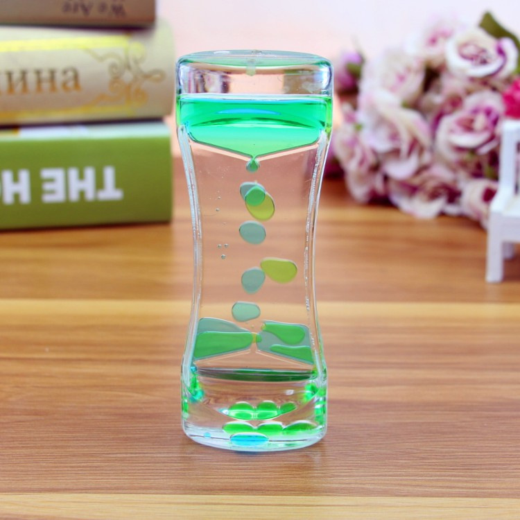 Creative Fashion Two-Color Oil Leakage Toys Dynamic Oil Drops Beautiful Waist Hourglass Crafts Decoration Home Decoration Gift Factory Creative Fashion Two-Color Oil Leakage Toys Dynamic Oil Drops Beautiful Waist Hourglass Crafts Decoration Home Decoration Gift Factory