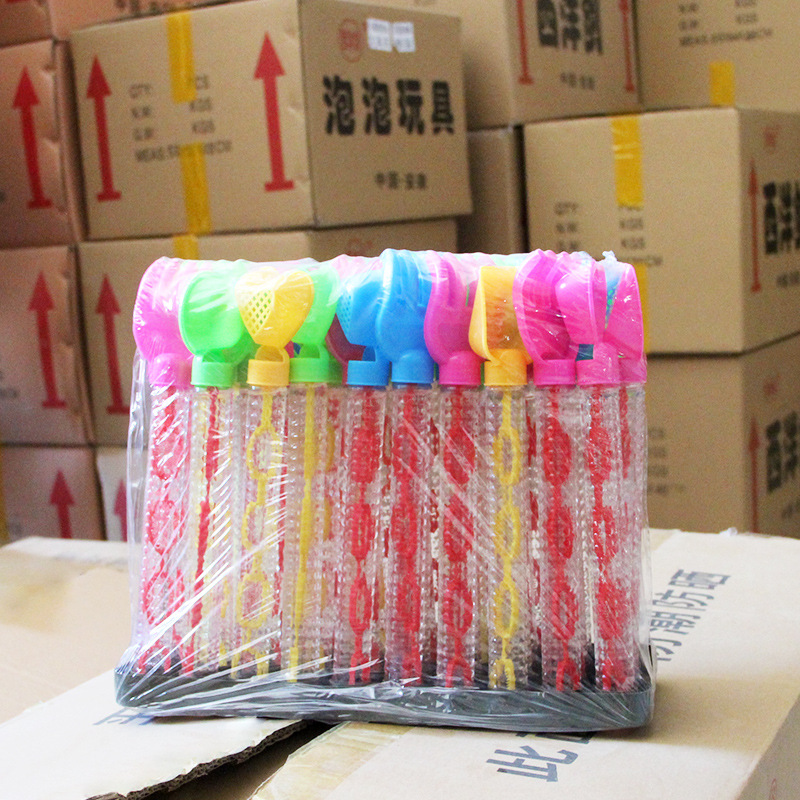 Factory Direct Sale Beach Bubble Wand Beach Tools Seaside Entertainment Toys Shovel Hourglass Bubble Water 28cm Medium Size