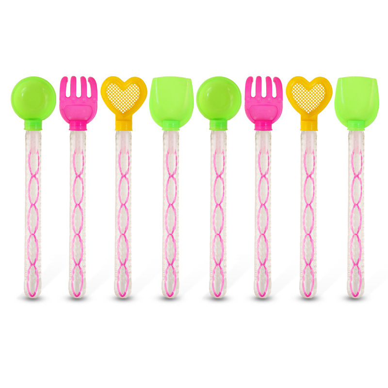 Factory Direct Sale Beach Bubble Wand Beach Tools Seaside Entertainment Toys Shovel Hourglass Bubble Water 28cm Medium Size