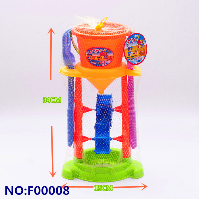 The new children&#039;s toys, hourglass with sand tools four sets of beach toys