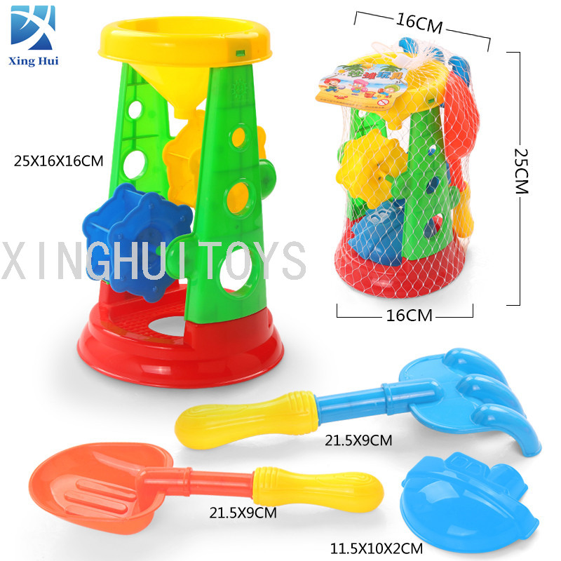 Children Sand Playing Set of Tools Boys and Girls Sand Digging Beach Toys Gift Four-Wheeled Cart Hourglass Gift Children Sand Playing Set of Tools Boys and Girls Sand Digging Beach Toys Gift Four-Wheeled Cart Hourglass Gift