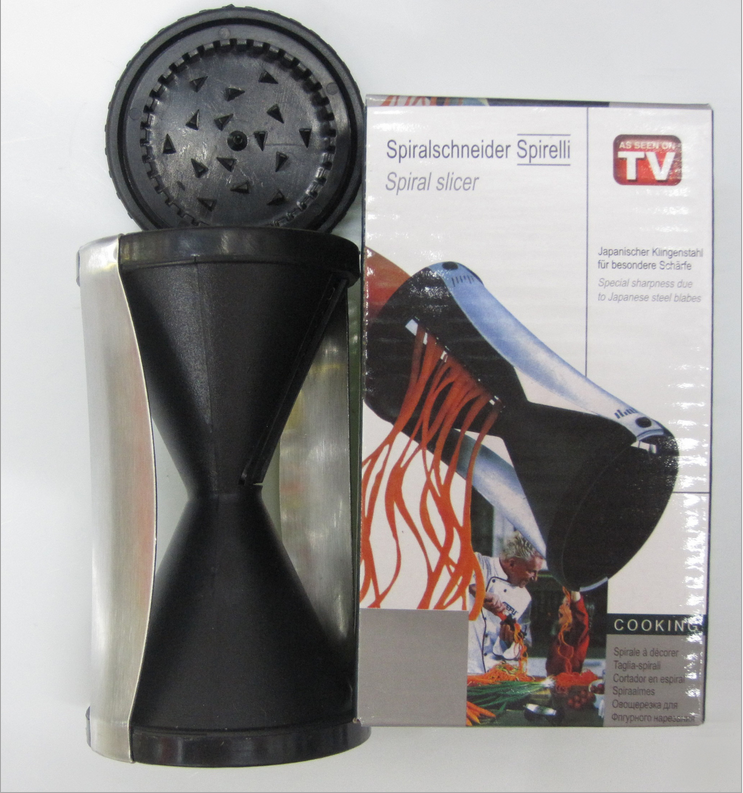 Hot selling TV products TV shopping spiral slicer rotary hourglass silk device