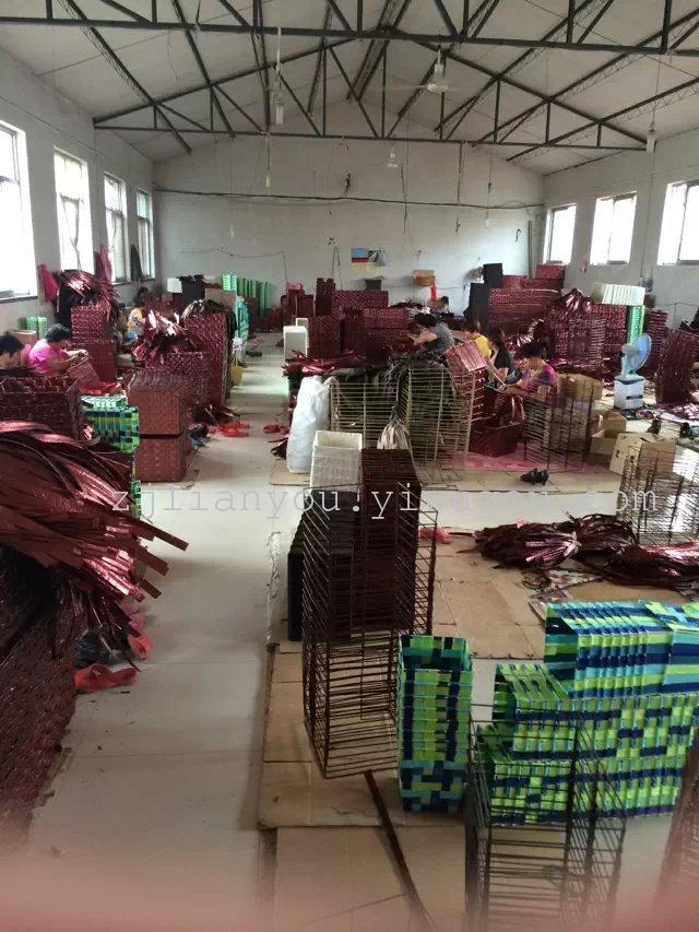 Hand-woven debris basket, packed with laundry baskets, polypropylene Ribbon storage baskets, hand-woven baskets Hand-woven debris basket, packed with laundry baskets, polypropylene Ribbon storage baskets, hand-woven baskets