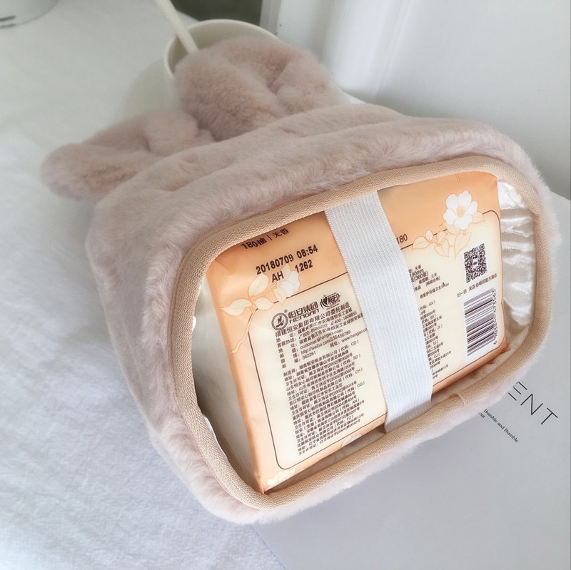 Soft and Adorable Cute Pink Rabbit Plush Tissue Cover Rabbit Ears Home Car Living Room Tissue Box Cartoon Tissue Box