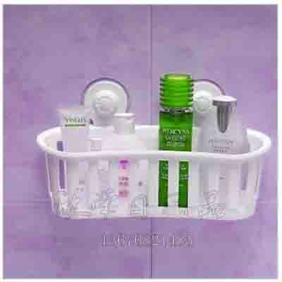 Bathroom wall-powerful cupule bathroom storage shelves bath storage basket basket litter baskets of plastic