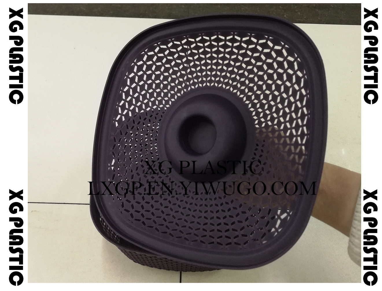storage basket with cover 3 size fashion designer square hollow home organizer bin PP baskets fruit wash drain basket storage basket with cover 3 size fashion designer square hollow home organizer bin PP baskets fruit wash drain basket