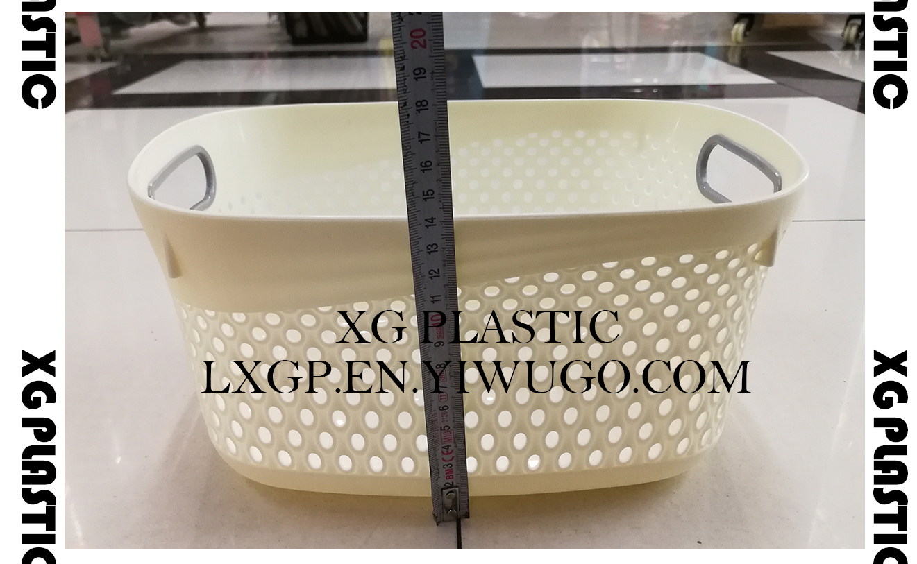 plastic basket fashion style hollow design storage basket sundries organizer with handle quality laundry baskets plastic basket fashion style hollow design storage basket sundries organizer with handle quality laundry baskets
