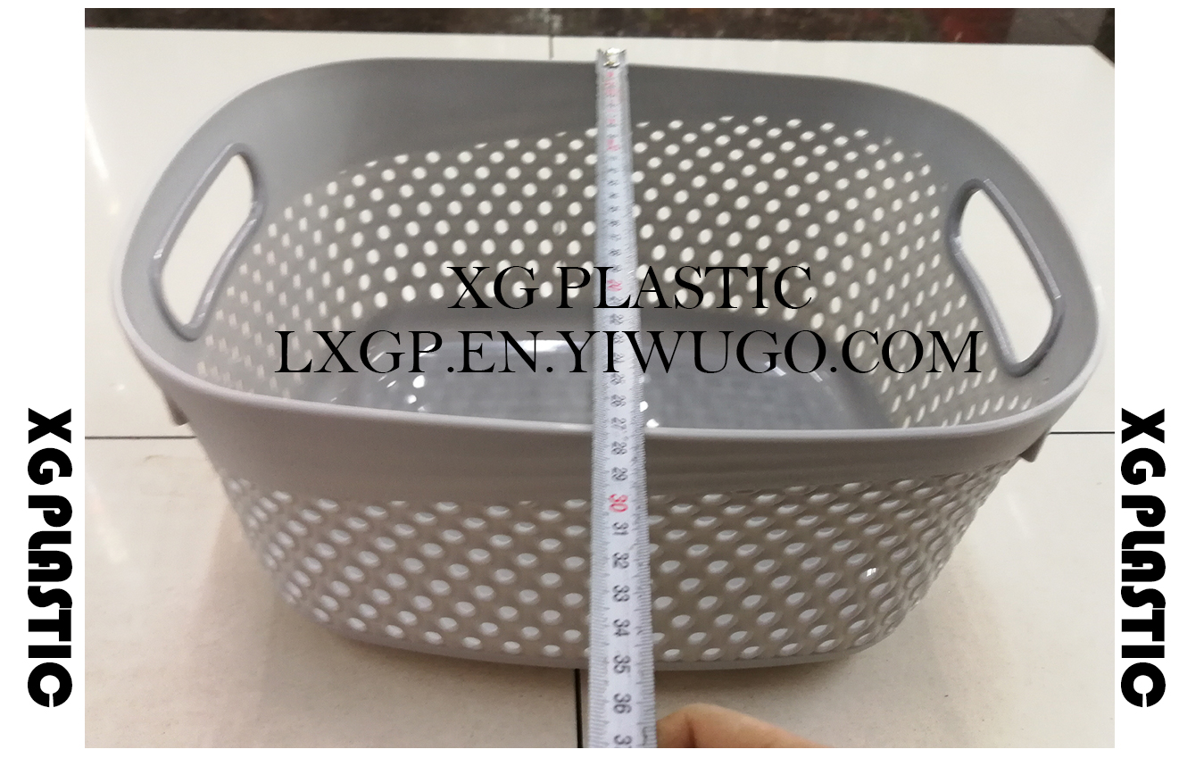 plastic basket fashion style hollow design storage basket sundries organizer with handle quality laundry baskets plastic basket fashion style hollow design storage basket sundries organizer with handle quality laundry baskets