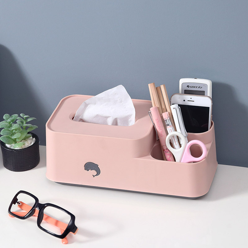 Creative Fashion Desktop Tissue Box Multi-Color European Style Desktop Storage Box Bedroom Dining Table Finishing Box