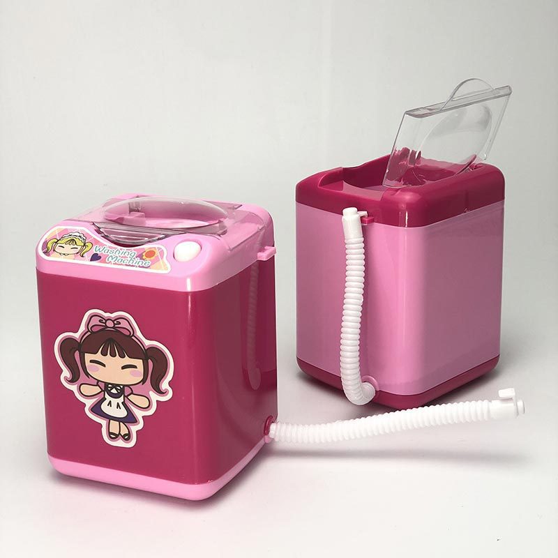 border s have the mini washing machine simulation powder puff toy electric children trill hot style product makeup brush border s have the mini washing machine simulation powder puff toy electric children trill hot style product makeup brush