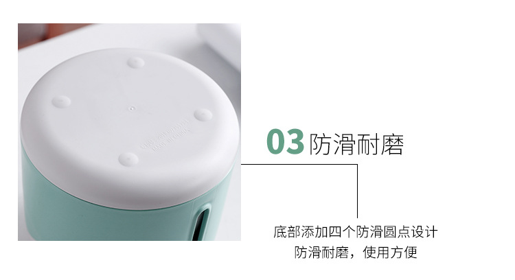 Solid Color Tissue Tea Table Storage Box Tidy Three-Dimensional Space Design Four-Leaf Clover Dustproof Two-Color Optional Tissue Box